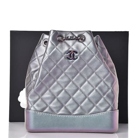 chanel gabrielle iridescent backpack|Chanel backpack ioffer.